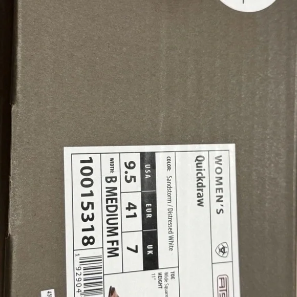 Ariat Women’s QuickDraw Western Boots Size 9.5 - Picture 6 of 6